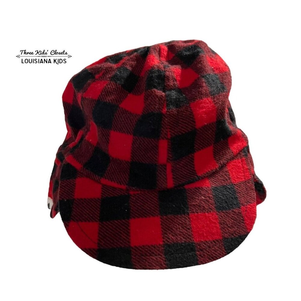 George Hats TODDLER Buffalo Plaid Flannel Trapper Hat